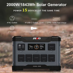 Estación de Energía Portátil Senci de 600w 1000w 1200w 1500w 2000w con Baterías de Iones de Litio, Almacenamiento de Energía y Fuente de Alimentación - Product Image 3