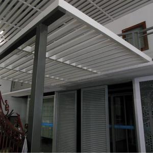 Waterproof Or Sunshade Louver Roof and Aluminium Louvered Pergola with Curtain - Product Image 3
