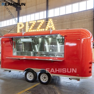 <span class=keywords><strong>Remorque</strong></span> alimentaire mobile pour pizzas et hot-dogs avec service de glaces, bonbons et chips, résistante à la rouille, alimentation intégrée - Product Image 3