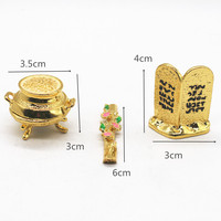 Décor des futures chevaliers du zodiaque, sorcellerie religieux, cadeau hanakkah, ustensiles d'église, tige monogramme, récipient Manna
