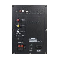 Sistema de Audio Inteligente para el Hogar 2.1 Canales Bluetooth WiFi de 10 Pulgadas y 180W con Altavoz MDF y Subwoofer Activo con Control por Aplicación