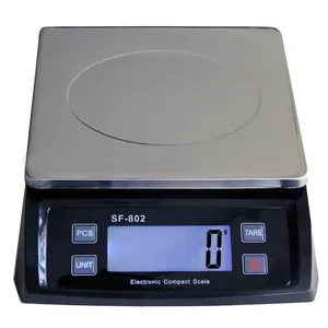 Báscula Digital para cocina y oficina, balanza eléctrica de 30kg, SF-802, envío Postal