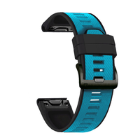 Bracelet de montre en silicone respirant de luxe 22 mm 26 mm pour Garmin Fenix 5 6x 7x Forerunner 945 955 965, ceinture intelligente en cuir