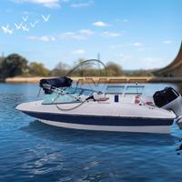 5,5 M 8 Sitz Fiberglas Schnellboot Luxus boot Offshore Ocean Lake Außenbordmotor Fischerboot Niedriger Preis