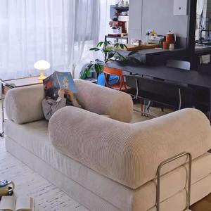 Canapé-lit modulaire extensible en forme de L à compression sous vide pour salon, appartement, hôtel, pliable, double usage, petite taille, amovible - Product Image 2