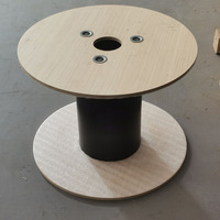 Dispositif de bobinage de fil de haute qualité et à bon prix Câble à fibre optique Matériau en contreplaqué en bois vide Tambour d'enrouleur de câble électrique