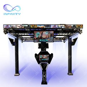 9D vr park arena 4 piattaforma da passeggio interattiva per riprese multiple realtà virtuale vr escape room <span class=keywords><strong>counter</strong></span> <span class=keywords><strong>strike</strong></span> game machine - Product Image 3