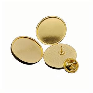 Tùy chỉnh kim loại trống kim loại cứng mềm men huy hiệu pin chất lượng cao mạ vàng UV in ấn trống kim loại ve áo <span class=keywords><strong>pins</strong></span> - Product Image 3