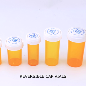 แพคเกจขวดทนเด็กผู้ผลิตที่กำหนดเองขวดยาที่มีการผลักดันลงเปิดขวด - Product Image 2