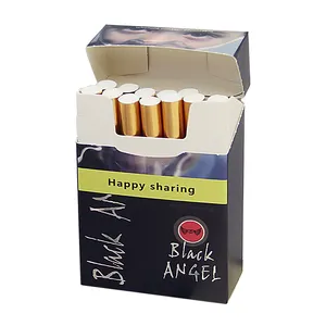 20 Pack Standard Size Custom Cigarette Box Paper Pre Roll Cone Roll Packaging Cigarette Box