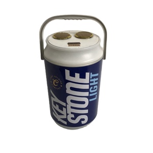 Hs Plastic Cooler New Design 19L <strong>Can</strong> <strong>Shape</strong> Ice Chest with Speaker and logo <strong>Promotion</strong> Keep <strong>Item</strong> Cooling Chest Music Cooler - Product Image 3