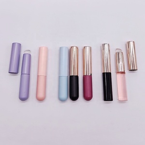 Applicatore in Silicone a Testa Tonda per Balsamo Labbra, Rossetto, Lucidalabbra, Tinta, <span class=keywords><strong>Maschera</strong></span>, Pennello per Trucco Labbra con Cappuccio Antipolvere, Applicatore per Correttore - Product Image 1