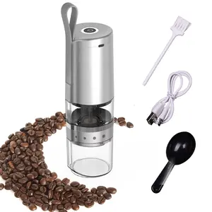 Multifunction electric usb rechargeable grinder coffee bean mill manual coffee grinder with ceramic burrs