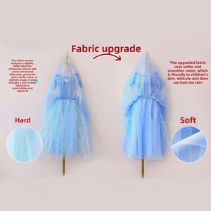 Disfraz de Halloween para Niñas, Vestido de Princesa, Tutú Hinchado, Vestido de <span class=keywords><strong>Frozen</strong></span> para Actuación, Vestido de una Pieza de Algodón - Product Image 4