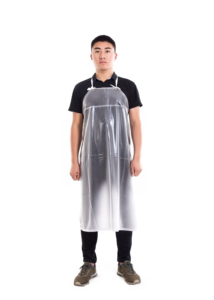 Grembiule impermeabile in PVC Logo personalizzato <span class=keywords><strong>Chef</strong></span> e cameriera grembiuli personalizzati cucina ristorante occidentale cameriere grembiuli in PVC per tutte le stagioni - Product Image 3