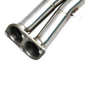 ท่อไอเสียตรงรุ่นแบบความยาวเท่ากัน รุ่น Z Pipe สำหรับ BMW X3M/X4M F97/F98 3.0T ปี 2019-2023 ยี่ห้อ Boska ขัดเงา หนา 1.5 มม. ผลิตจากสแตนเลส 304 - Product Image 6