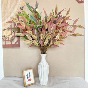 Feuilles d'eucalyptus artificielles Meiyu Craft Flower Factory, 104 cm, fleurs en soie, décorations de mariage, accessoires de décoration intérieure - Product Image 1
