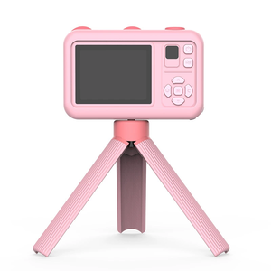 กล้องวิดีโอดิจิตอลสำหรับเด็ก D32 สีชมพู หน้าจอ 2.0 นิ้ว ความละเอียด 26MP HD เลนส์คู่ พร้อมขาตั้งกล้อง สำหรับเป็นของขวัญวันเกิดหรือคริสต์มาส - Product Image 3
