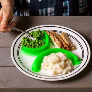 Séparateur alimentaire en silicone jetable, insert réutilisable pour assiettes/bols - Product Image 3