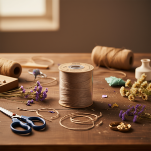 Corda di lino 5 mm x 9 m per artigianato e decorazioni - Product Image 3