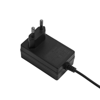 Adaptateur secteur mural de haute qualité 12V 0.5A 1A 2A 3A 4A avec prise UK, alimentation à découpage AC/DC 24W 36W 48W en ABS/PC pour routeur