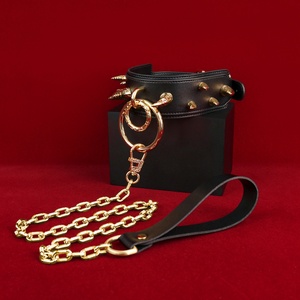 Collar y Correa Sensuales para Adultos FUNSM, Equipo de Restricción BDSM, Juguetes Sexuales Fetichistas, Collar de Cuero, Equipo de Bondage para Mujeres y Hombres - Product Image 5