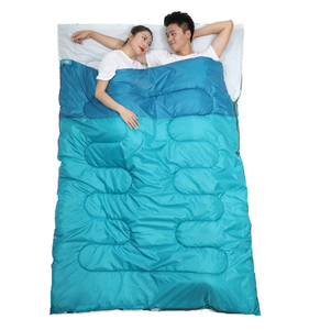 145*220cm Inverno <span class=keywords><strong>Sacco</strong></span> A Pelo <span class=keywords><strong>Matrimoniale</strong></span> Isolato <span class=keywords><strong>Sacco</strong></span> A Pelo Per Il Campeggio Busta Con Il Cuscino Bivy - Product Image 2