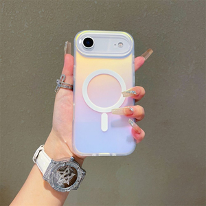 Holografische telefoonhoesje met gradiënt magnetische PC voor iPhone - Product Image 6