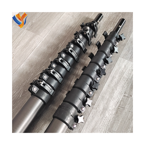 Pólo telescópico da fibra do carbono de 10m 12m 15m 18m 3 medidores a 20 medidores Pólo telescópico multifuncional da fibra do carbono - Product Image 1