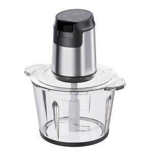 Tùy chỉnh 2L 3L thép không gỉ nhà bếp bát thủy tinh xử lý thực phẩm Máy xay thịt thực phẩm điện chppper cho rau trái cây các loại hạt - Product Image 1