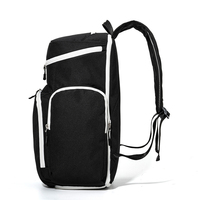 Sac à dos de basketball imperméable avec logo personnalisé - Style équipe sportive, tissu Oxford, ceinture à coussin d'air, design unisexe tendance