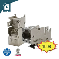 Conector de Red Gcabling 8P8C RJ45 Cat 5 6 6a, Conector Ethernet Cat5e Cat6 Cat6a, Acoplador Modular Keystone Jack RJ45 Cat 6 6a