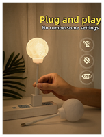 Cadeau promotionnel le moins cher veilleuse lunaire à commande vocale veilleuse gadget USB avec impression de logo