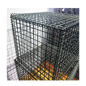 Lồng Kích Thước 1M X 1M X 1M Màu Mạ Kẽm Mạ Kẽm Hàn <span class=keywords><strong>Gabion</strong></span> Lồng Cảnh Quan Tường <span class=keywords><strong>Gabion</strong></span> Hộp 5.5 Đường Kính Dây - Product Image 6