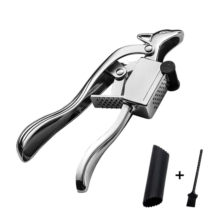 China Suppliers Sale Amazon Top Seller 2022 Kitchen Accessories Home use Multi-function Gadget Zinc Alloy Garlic Press