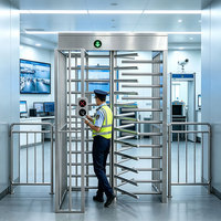 Tourniquet Bidirectionnel Monopasseage Pleine Hauteur avec Lecteur de Veine Palmaire pour Projets de Zones Nucléaires