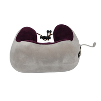 Voyage voiture soins de santé à domicile électrique chauffé vibrant en forme de U civière cervicale masseur oreiller cou Massage oreiller