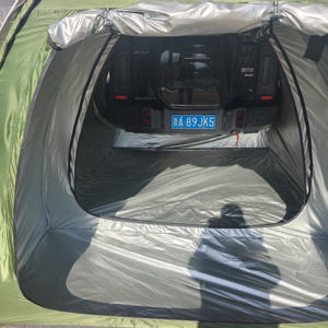 <span class=keywords><strong>Tente</strong></span> universelle <span class=keywords><strong>pour</strong></span> SUV, attache de camping spacieuse <span class=keywords><strong>pour</strong></span> SUV, voiture, fourgonnette, monospace, hayon et camion, installation arrière <span class=keywords><strong>pour</strong></span> l'extérieur et le camping en plein air - Product Image 4