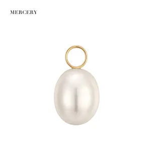 Mercery Voorspelling Gepersonaliseerde Hanger Oem Odm Parel Custom Sieraden Accessoires Vinden 14K Massief Gouden Jewelri Oorbel Diy Charme
