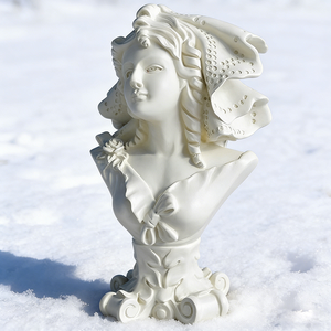 Statue en plâtre de Paris personnalisée, modèle de <span class=keywords><strong>buste</strong></span> féminin - Product Image 2