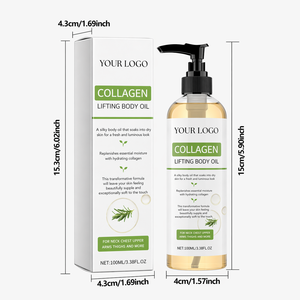 Olio Corpo Lifting al Collagene 100ml, Olio Essenziale Composto Spremuto a Freddo, Olio Vegetale di Jojoba, Idratazione Profonda, Rassodante, Elasticizzante, Anti-età - Product Image 3