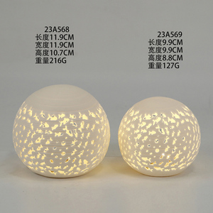 Venta caliente estatua de huevo de Pascua de cerámica personalizada Linda luz LED blanca para la decoración del hogar - Product Image 4