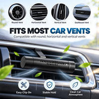 Logo personnalisé voiture monté aromathérapie diffuseur de voiture sans eau parfum naturel intelligent voiture évent clip sortie désodorisant diffuseur