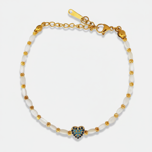 สร้อยข้อมือแฟชั่นประดับลูกปัดลายตาปีศาจ - Product Image 2