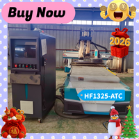 Vente flash : Machine de découpe CNC à 3 axes pour le bois, le contreplaqué, 9 kW, changement automatique d'outil ATC, machine de découpe CNC pour meubles