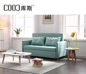 Sofá cama tapizado con marco <span class=keywords><strong>de</strong></span> metal, mueble nórdico moderno para el hogar, hotel y sala <span class=keywords><strong>de</strong></span> estar, 6065, barato, promoción - Product Image 1