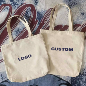 Bolsa de lona personalizada al por mayor con logotipo, bolsa de compras de lona de algodón ecológica - Product Image 4