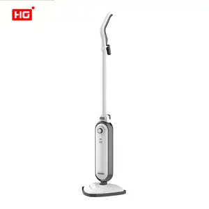 HG PSE Free Chemical Handheld Upright Carpet Harwood Floor Steamer with 2 Microfiber Cloth Pads Cleaning Steam Mop Cleaner
