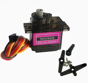 MG90S ไมโครเซอร์โวมอเตอร์ 12 กรัมมอเตอร์ดิจิตอลไร้แกนเกียร์โลหะแรงบิดสูง 180 °   เซอร์โวหมุนได้สำหรับเฮลิคอปเตอร์ เครื่องบิน รถยนต์ - Product Image 2