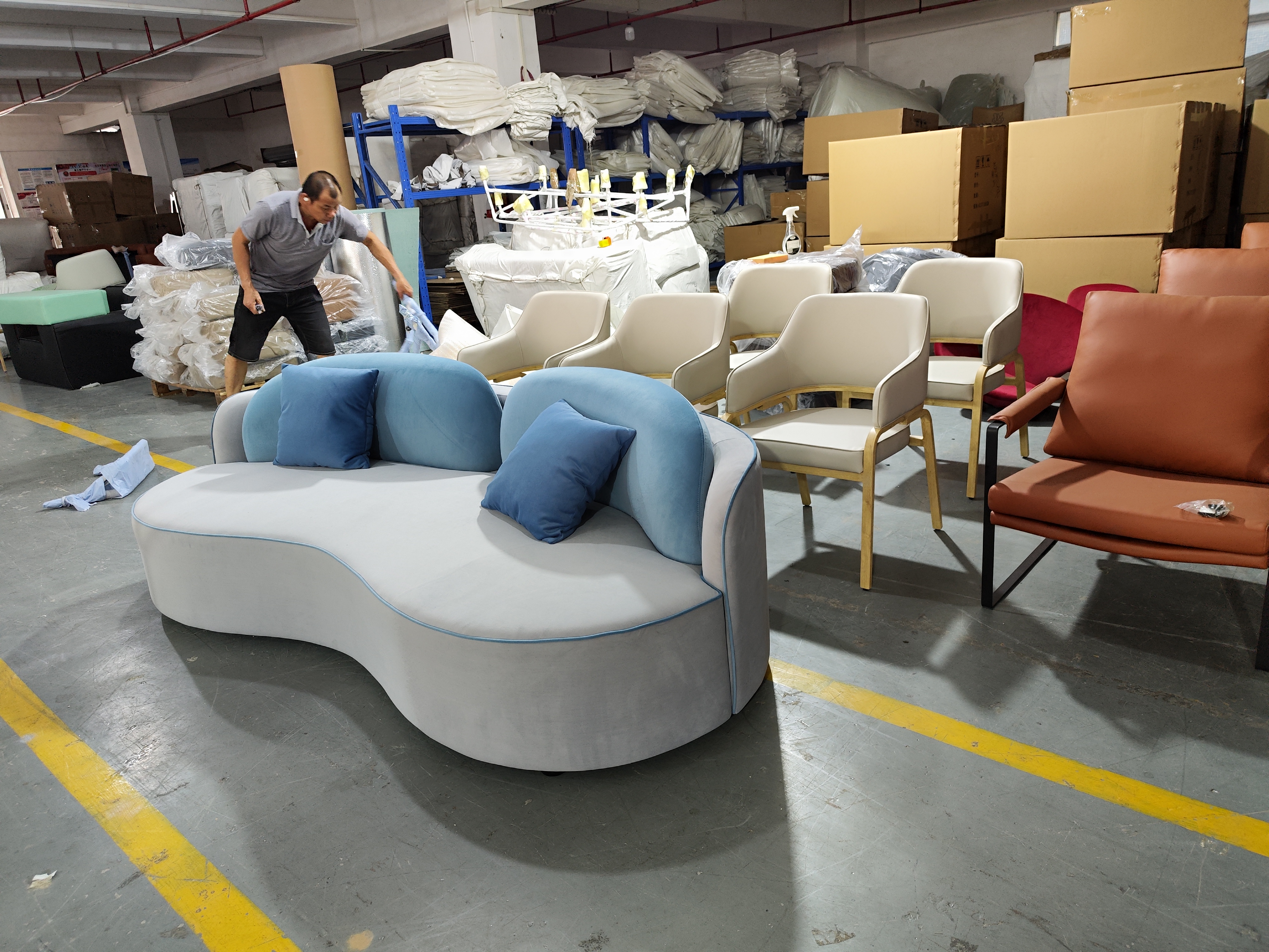 modern nordic luxury sofa modular